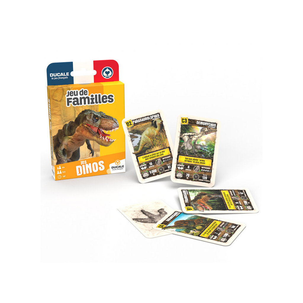 Jeu de 7 Familles - Les Dinos