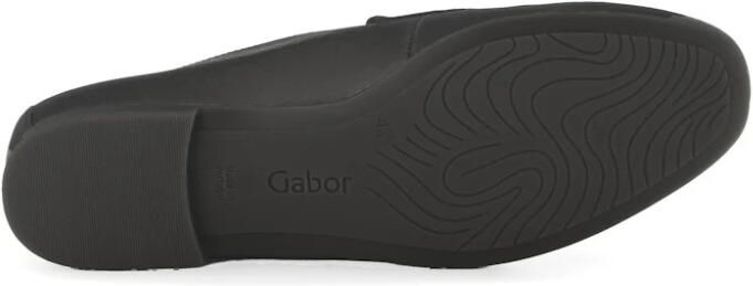Gabor 213 Loafers Dames Instappers Zwart