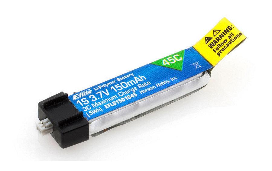RC-Akku LiPo 150 mAh 3.7 V 45CZu E-Flite UMX-Modellen und Blade Micro-Helis