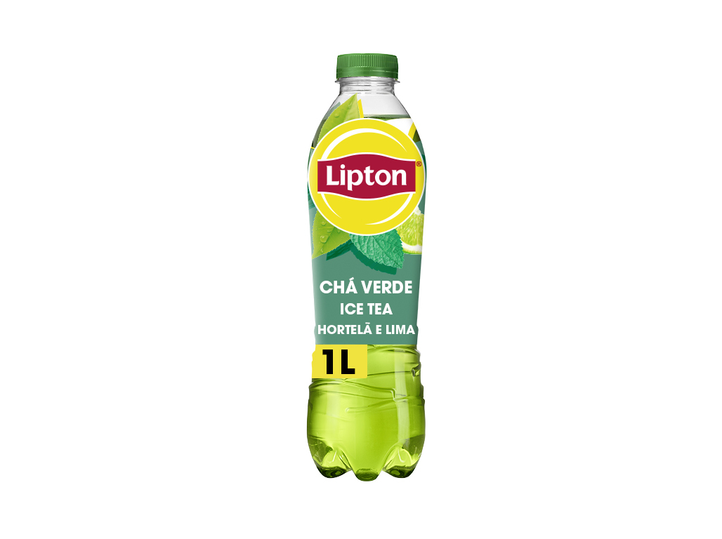 ICE TEA LIPTON CHÁ VERDE HORTELÃ E LIMA 1L