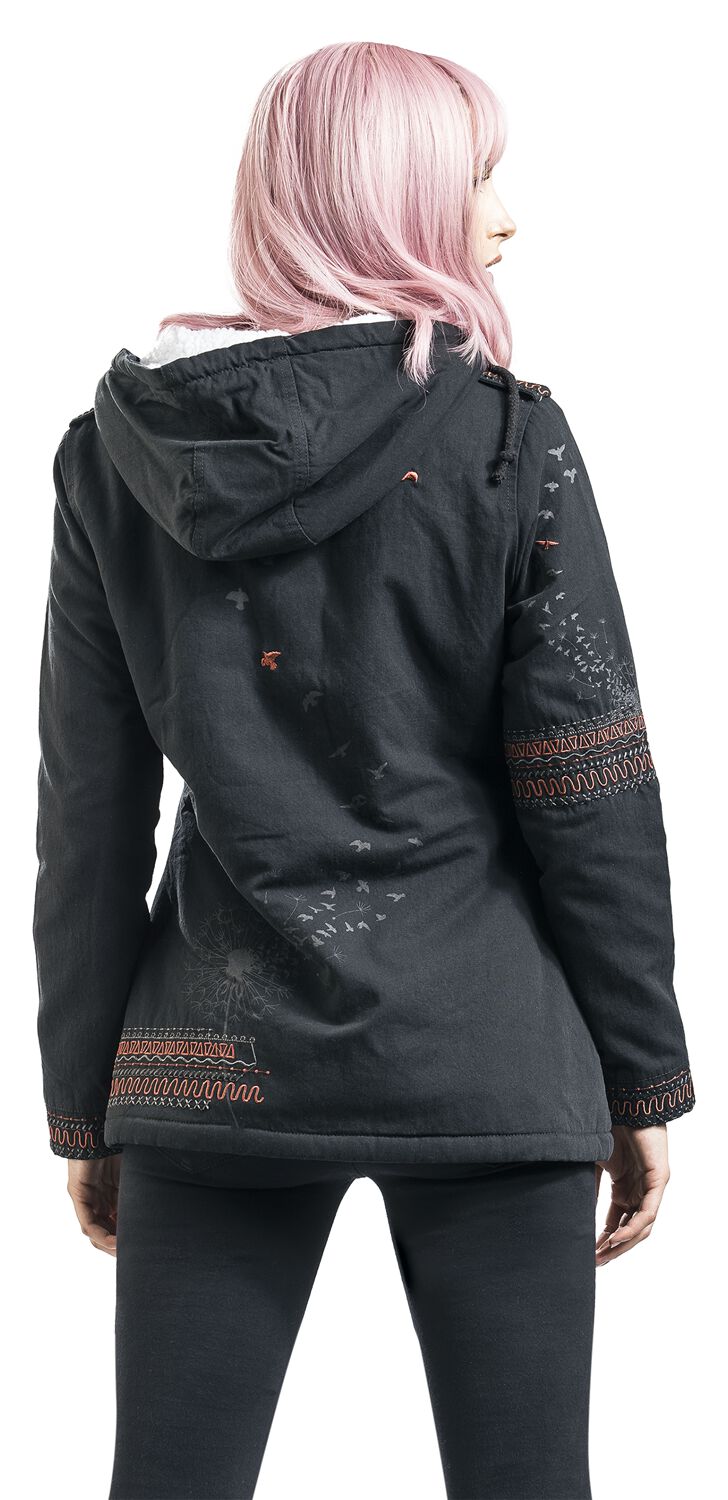 Manteau D'Hiver Imprimé & Broderies | Full Volume by EMP Veste d'hiver