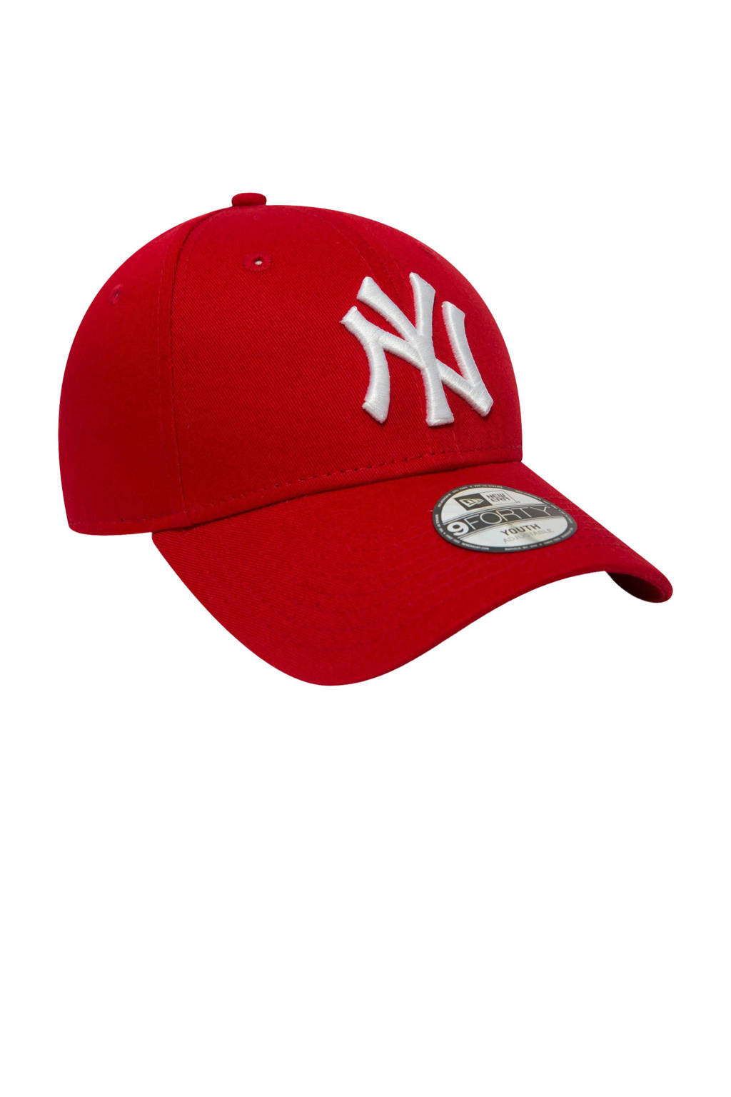 Junior pet 9Forty NY rood/wit
