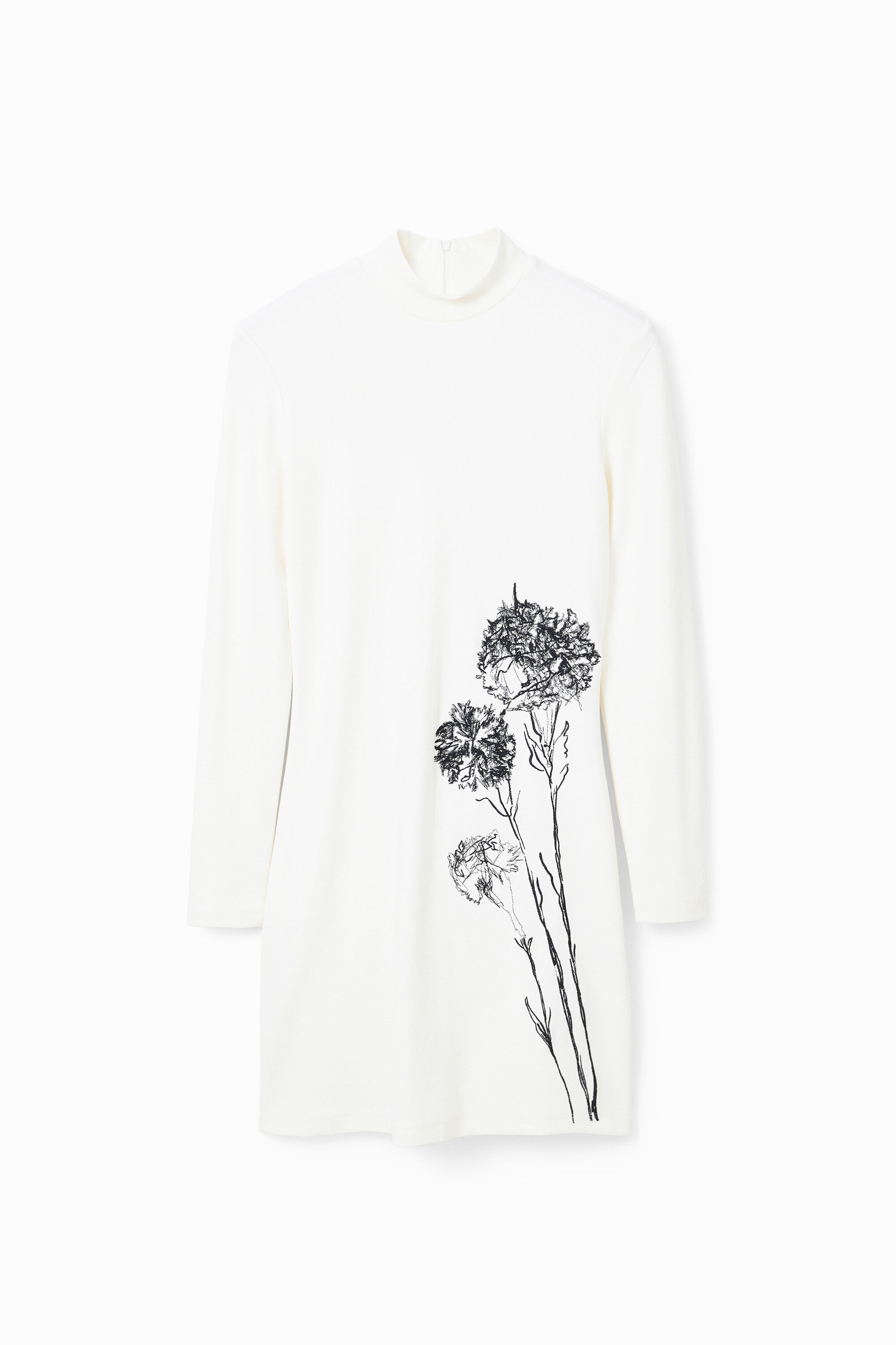 Robe mini brodée M. Christian Lacroix