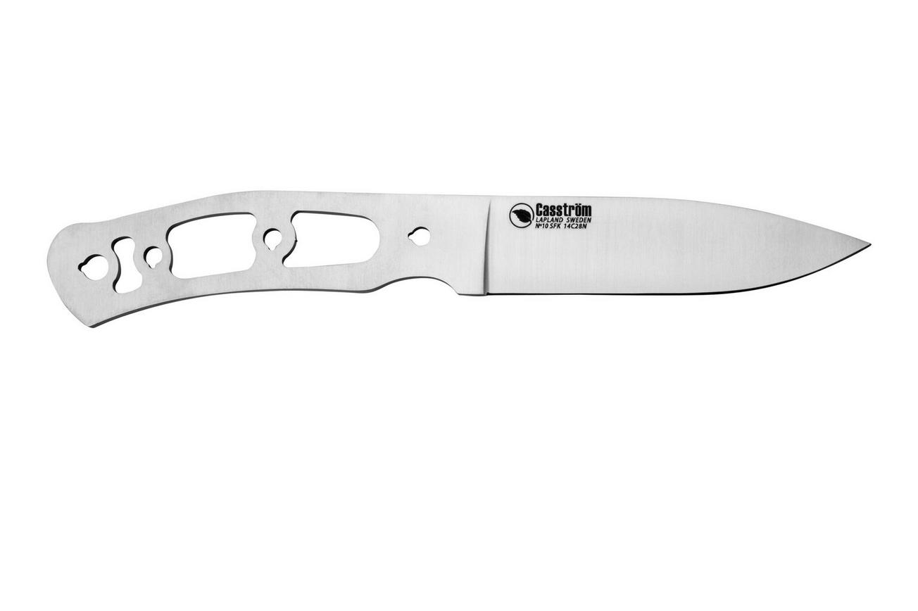Casström No. 10 Swedish Forest Knife Blade 13203 14C28N Full Flat, lemmet