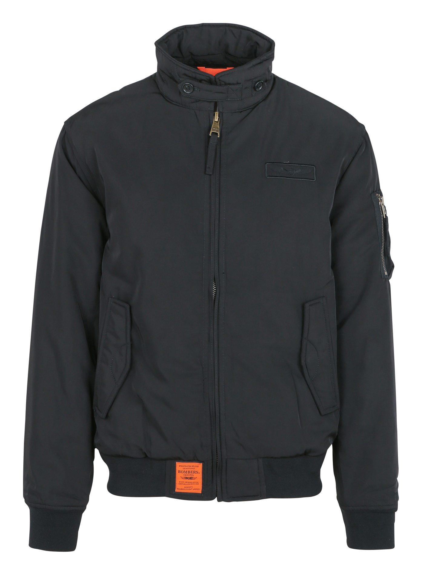 CORNELL - Blouson col à revers droit | Noir