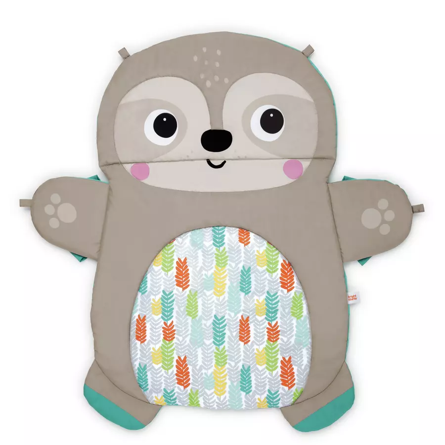 Bright Starts Tummy Time Prop & Play™ Faultier Aktivitätsmatte