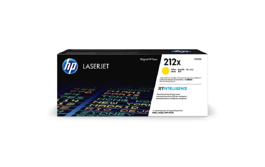 Toner Nr.212X (W2122X) Yellow<br>Tonerkartusche
