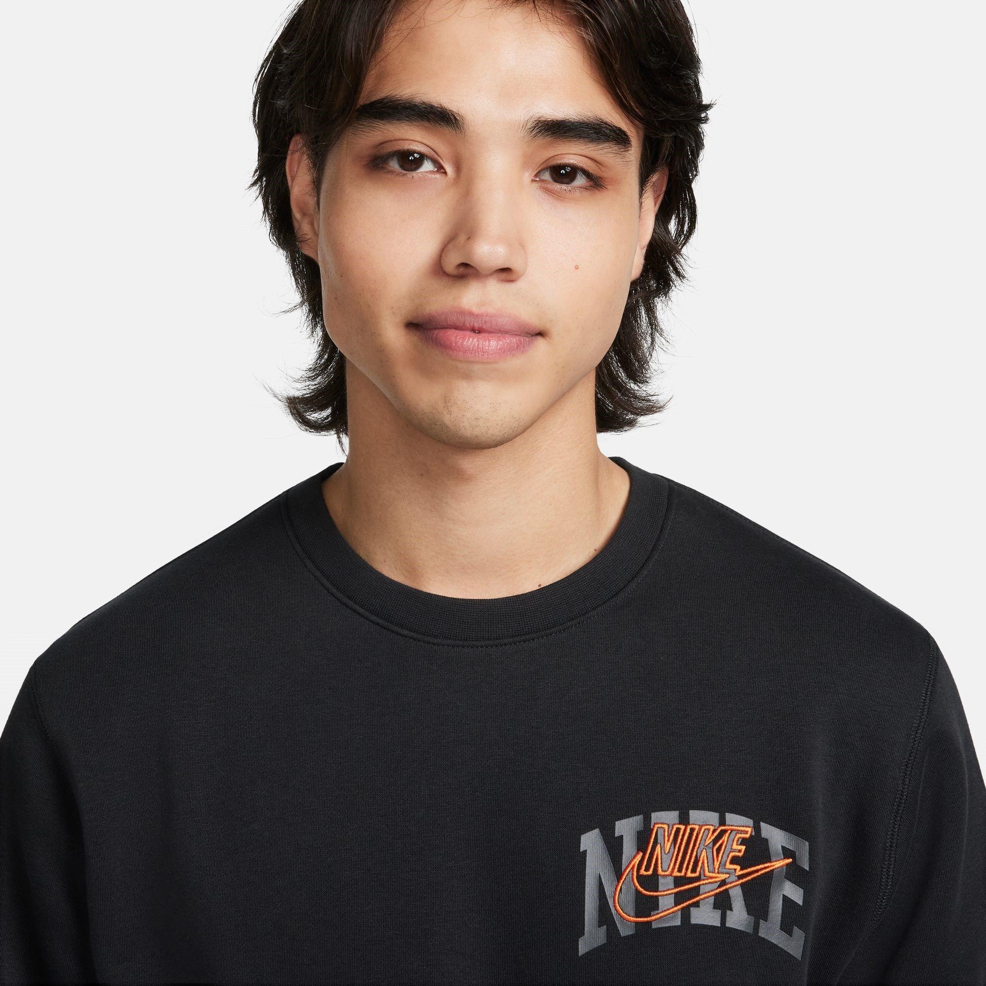 Nike Club Fleece Mens Long Sleeve Crew