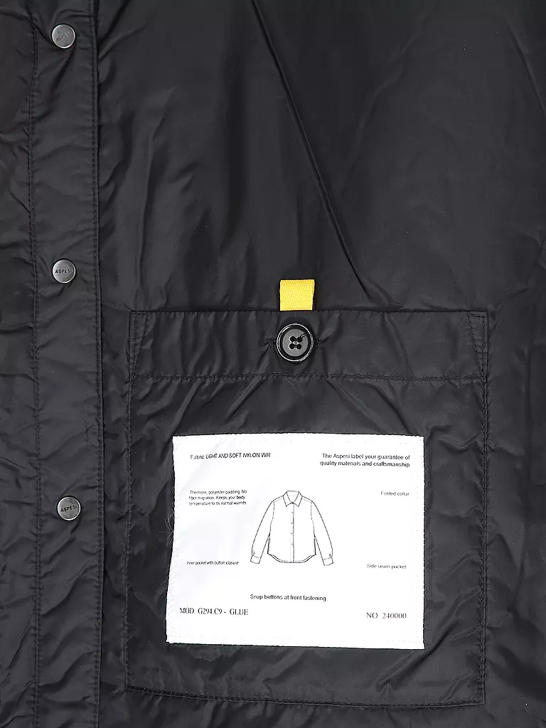 ASPESI Jacke - Overshirt schwarz