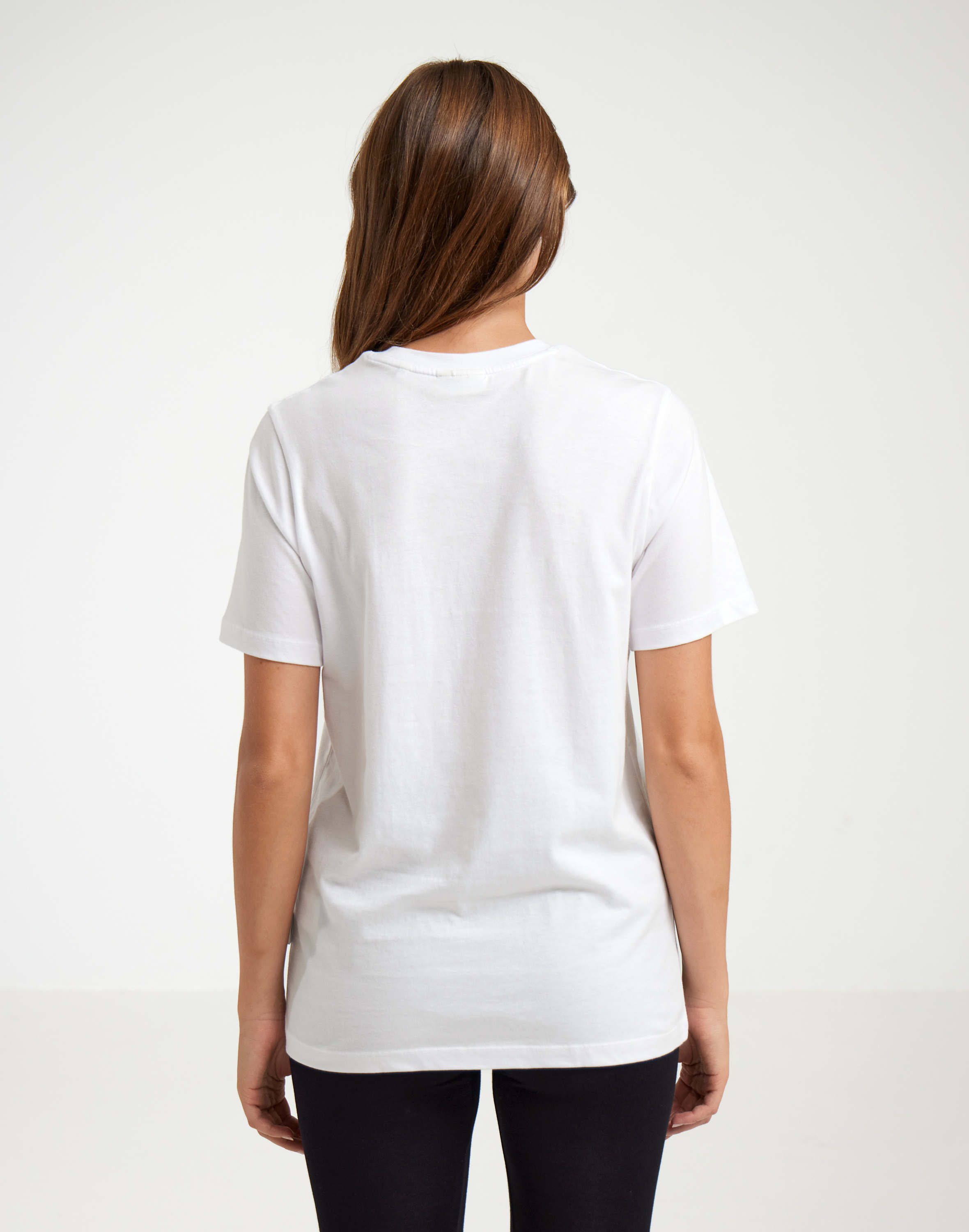 T-shirt van katoen voor dames in Wit