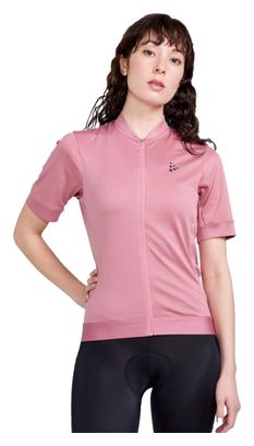 Maillot manches courtes Craft Core Essence Rose Femme