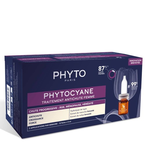 Phyto Phytocyane Ampolas Anti-Queda Progressiva 12x5ml