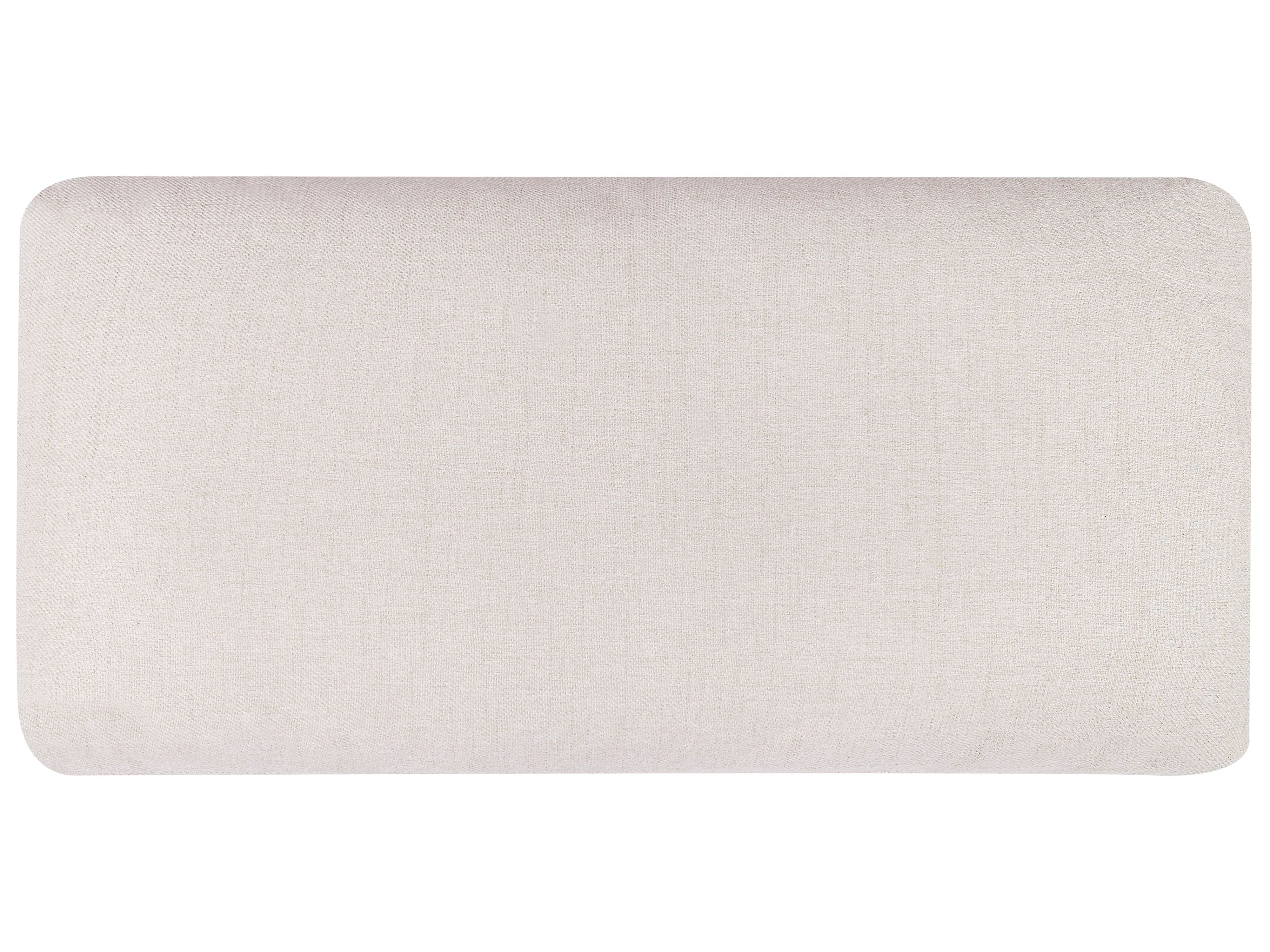 Bank 3-zits KANSSELI Stof Lichtbeige