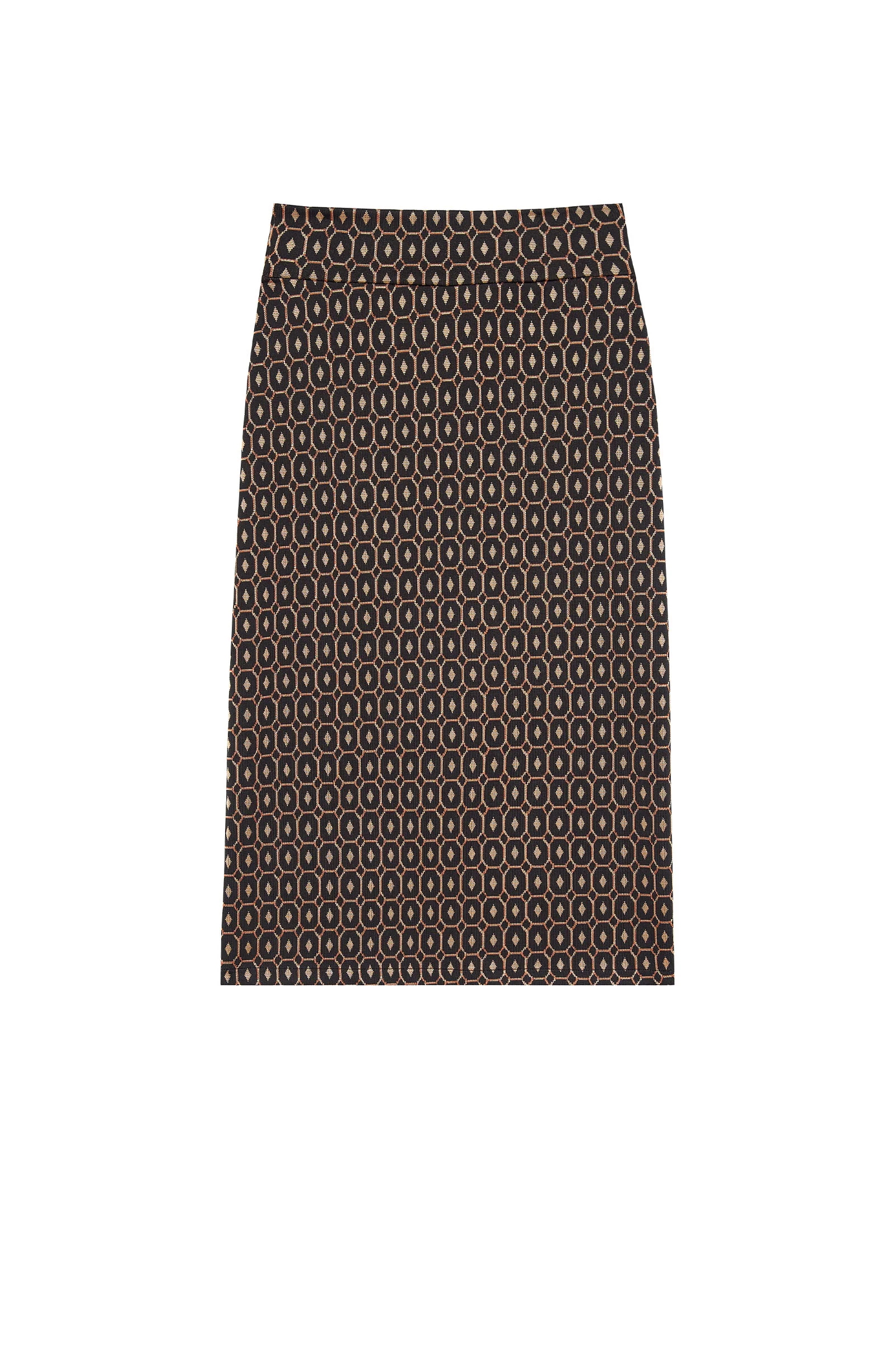 jioni Jupe crayon à motif géométrique irisé Géométrique irisé