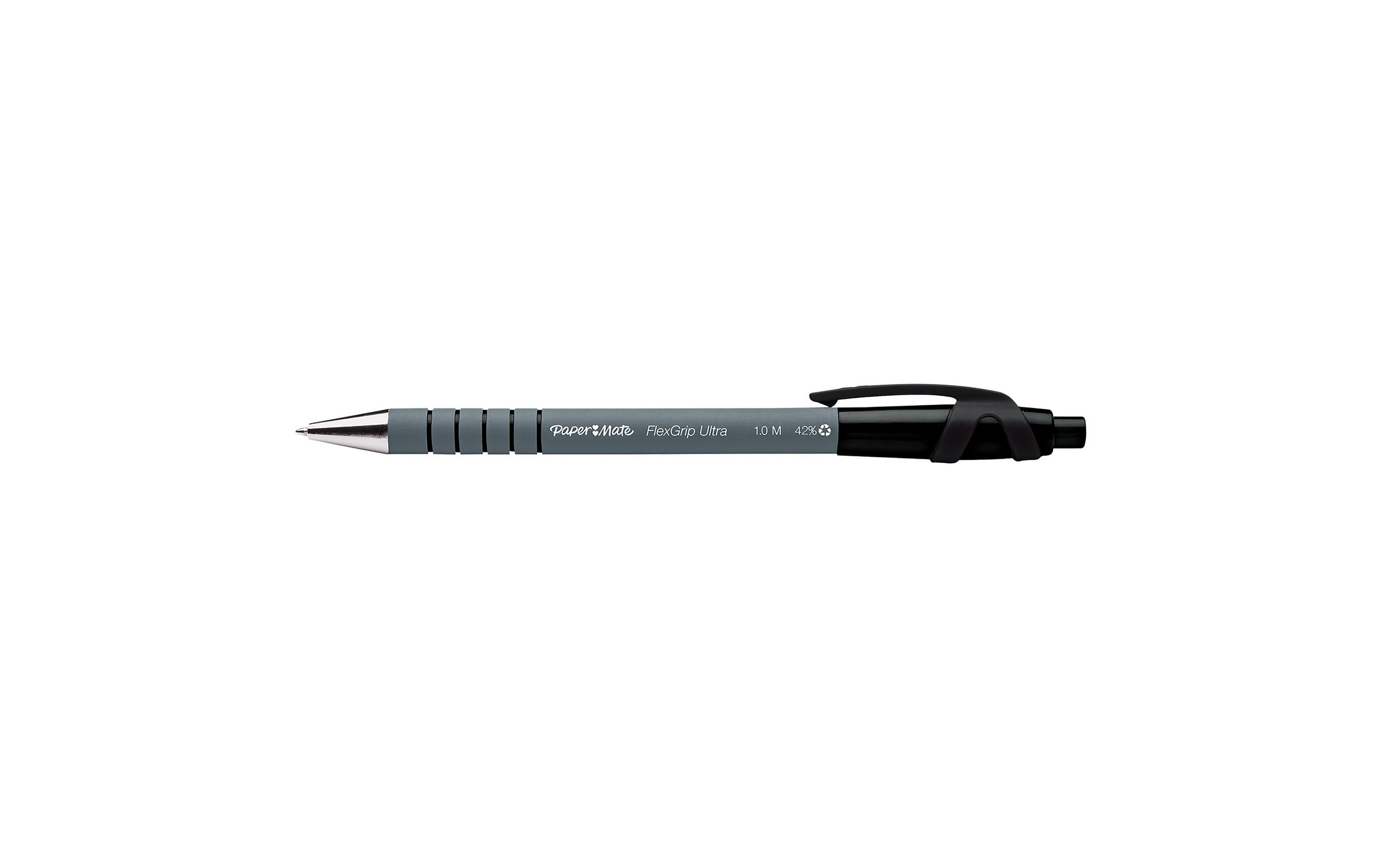 Kugelschreiber Flexgrip Ultra 1 mm, Schwarz, 36 StückKugelschreiber-Set für Schule oder Büro