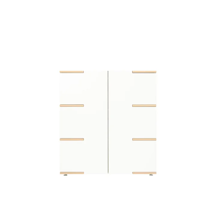 Tojo - stau Sideboard side, 100 x 110 cm, weiss