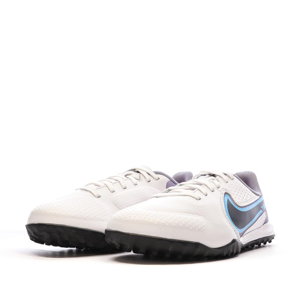 Nike Chaussures de Football Blanche Garçon Nike Legend 9 Academy