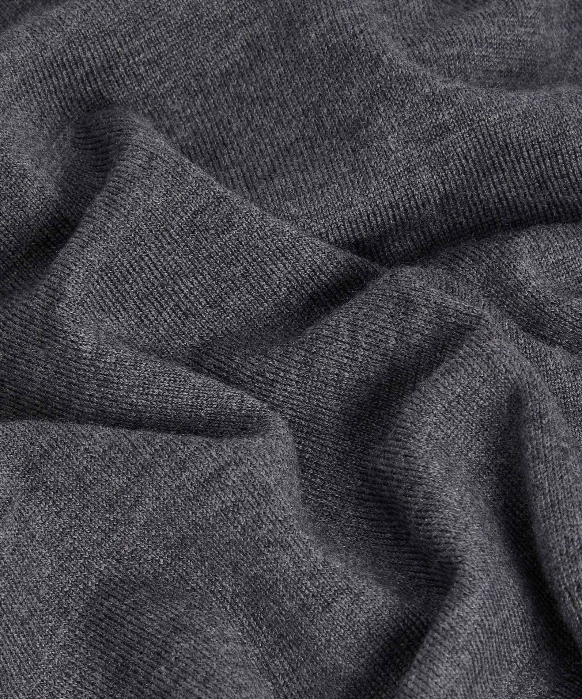 Pull col roulé en laine mérinos | Gris