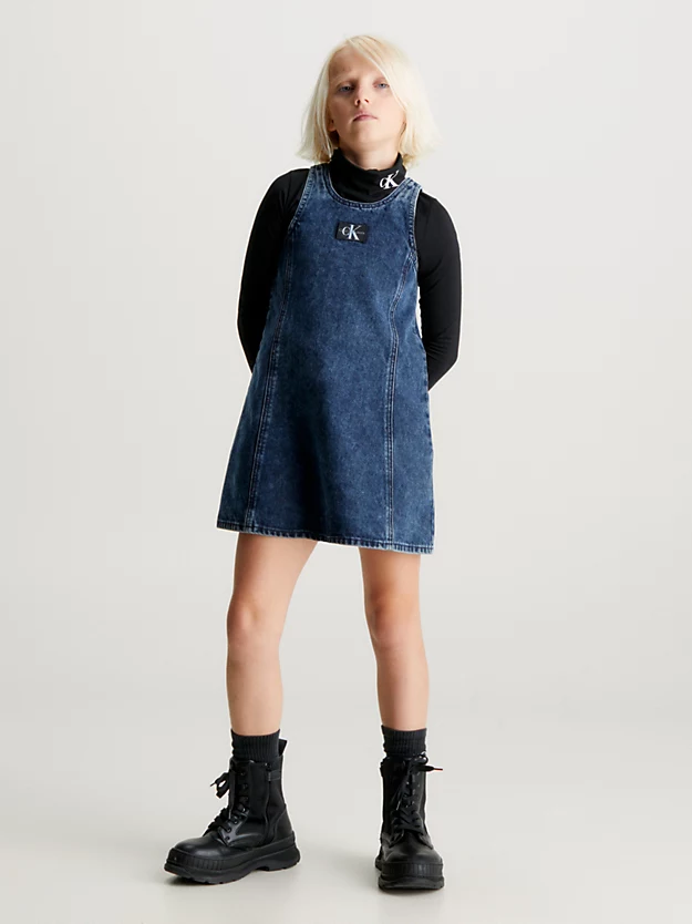 vestido jeans sem mangas