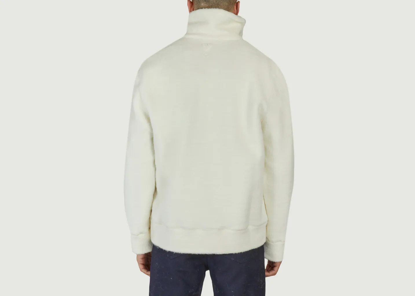 Pull col zippé AMI Paris