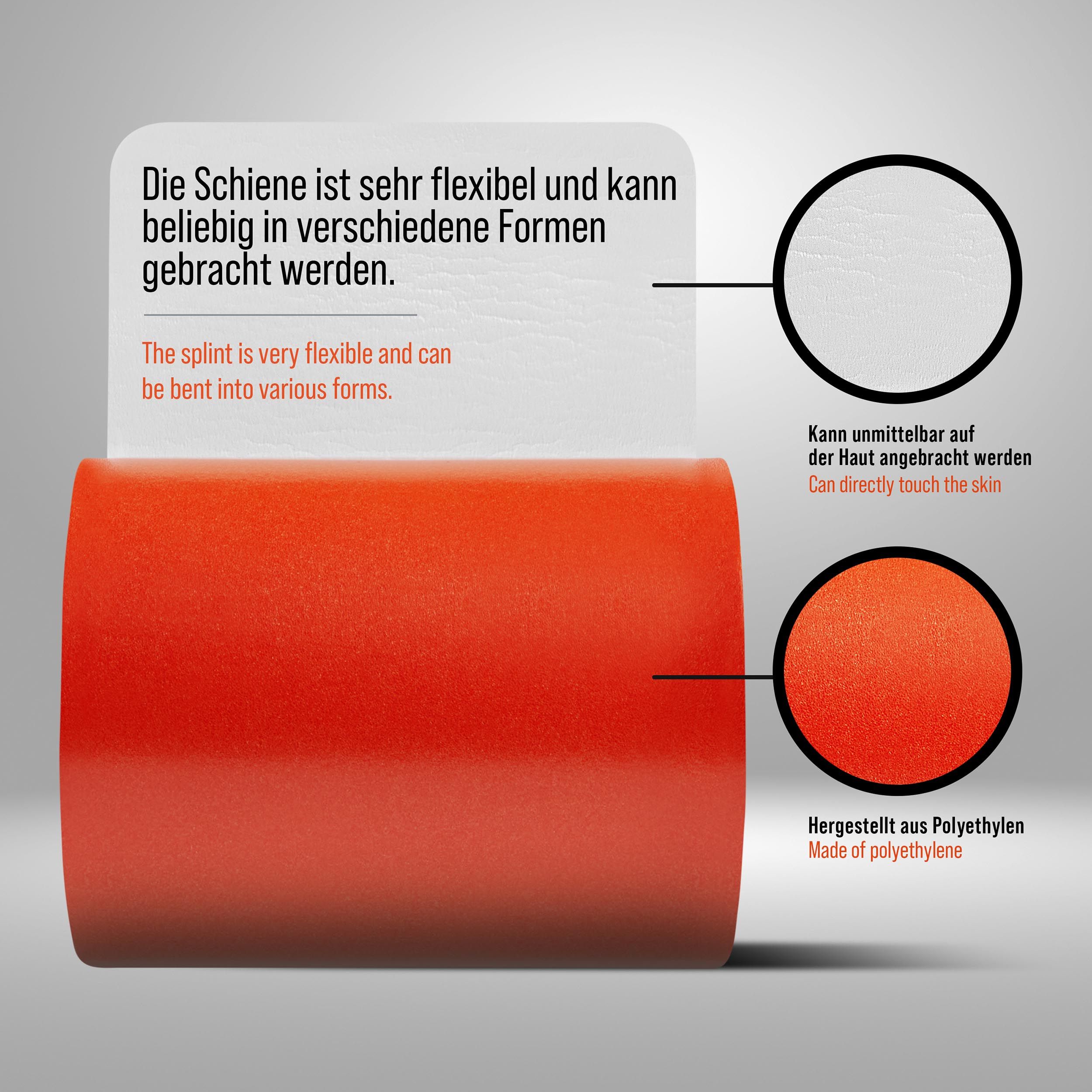 Pulox 2er-Set Splint - Roll-Splint Immobilisationschiene