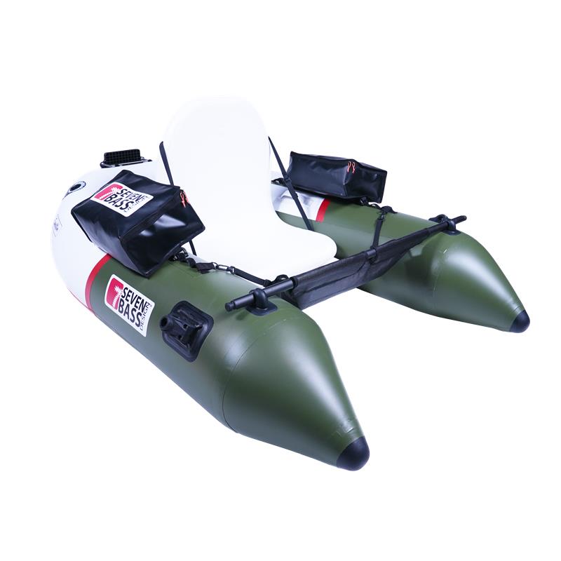 Float Tube Seven Bass Expedition Kaki-White