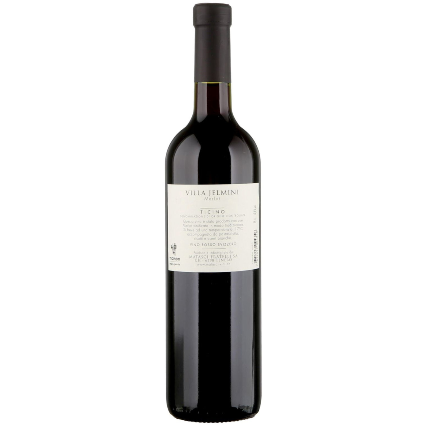 Ticino DOC Merlot Villa Jelmini -75cl