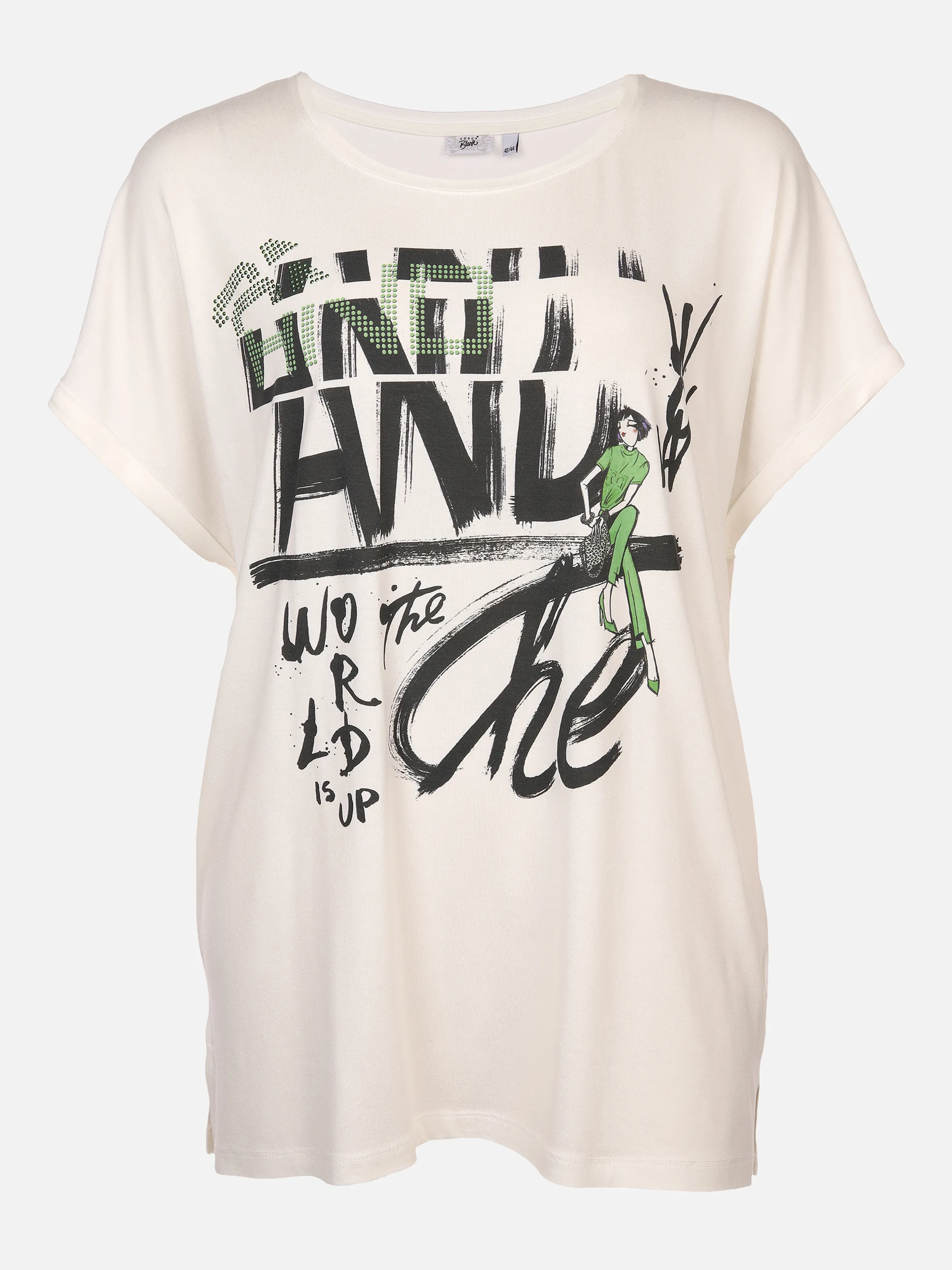 Große Größen Shirt mit Frontprint
