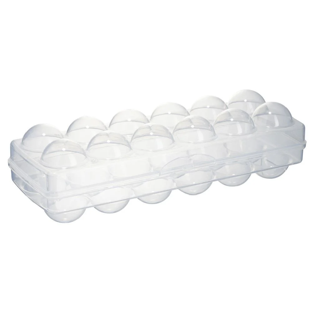 Boîte pour 12 oeufs plastique transparent
