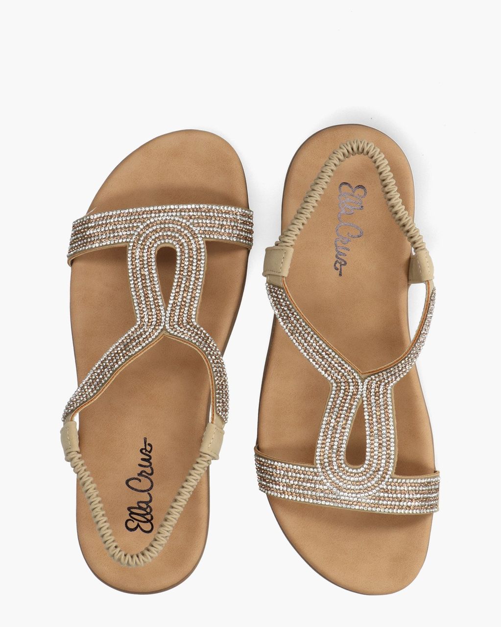 Ella Cruz Reza Khaki/Multi Damessandalen
