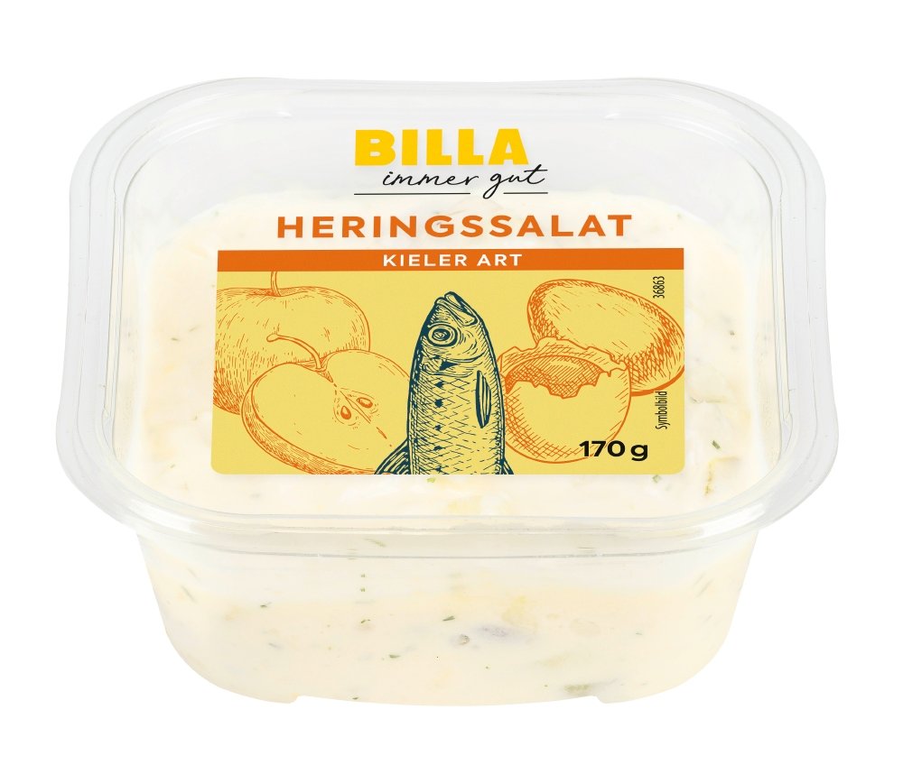 BILLA immer gut Hering Kieler Art