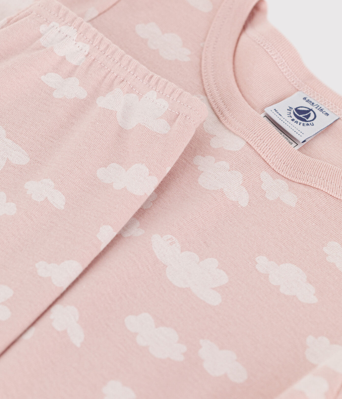 Pyjama ajusté petite fille en coton