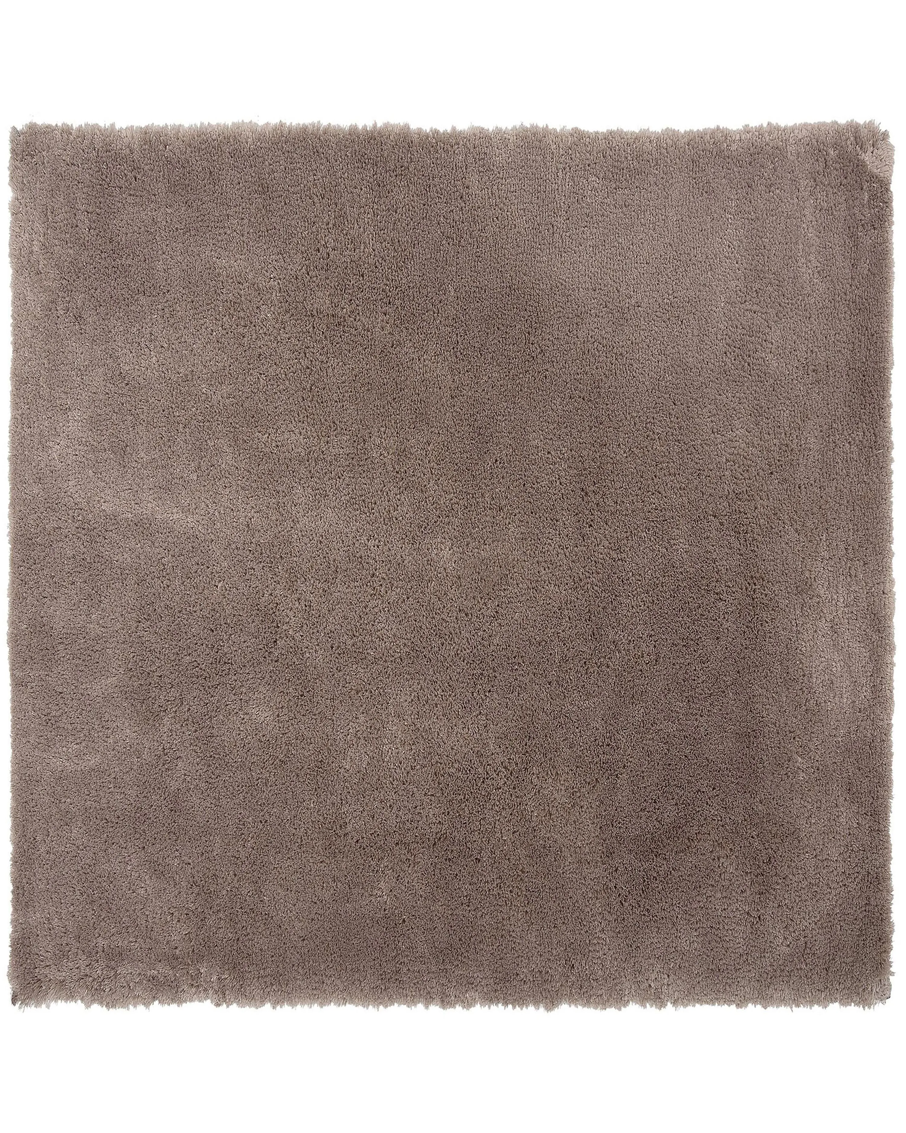 Hoogpoligvloerkleed EVREN Lichtbruin 200 x 200 cm