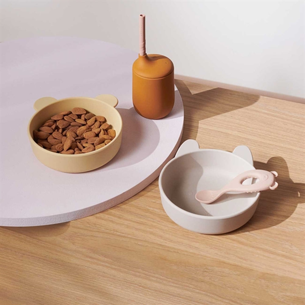 Ellis Sippy Silicone Kop 2-Pak Dark Rose/Mustard Mix - LieWood