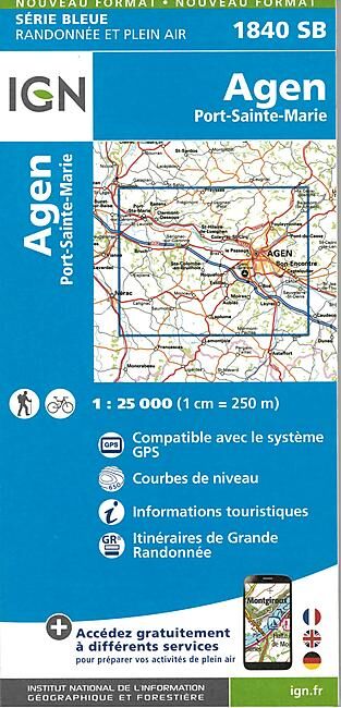 IGN - 1840 SB AGEN 1 25 000