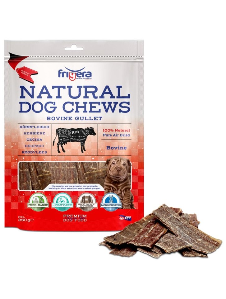 Frigera - Hundesnack valset Okse spiserør 250gr