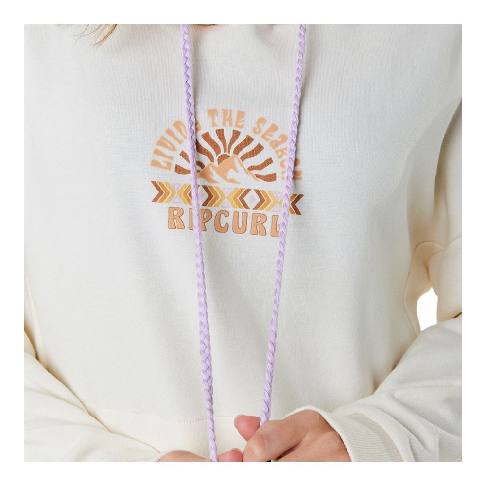 Rip Curl MIKROS FLEECE - Sweat Femme beige