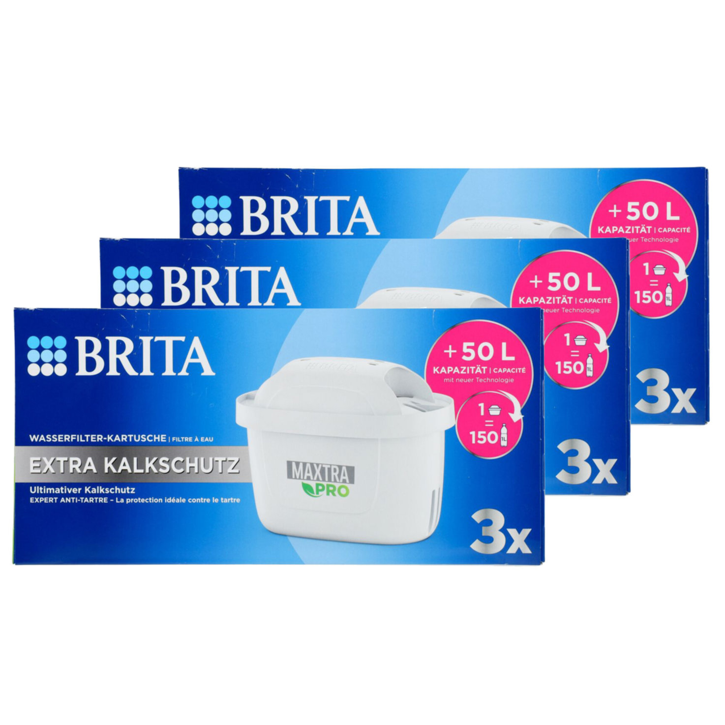 Brita Kartusche Maxtra Pro Extra Kalkschutz 3x3 Stück