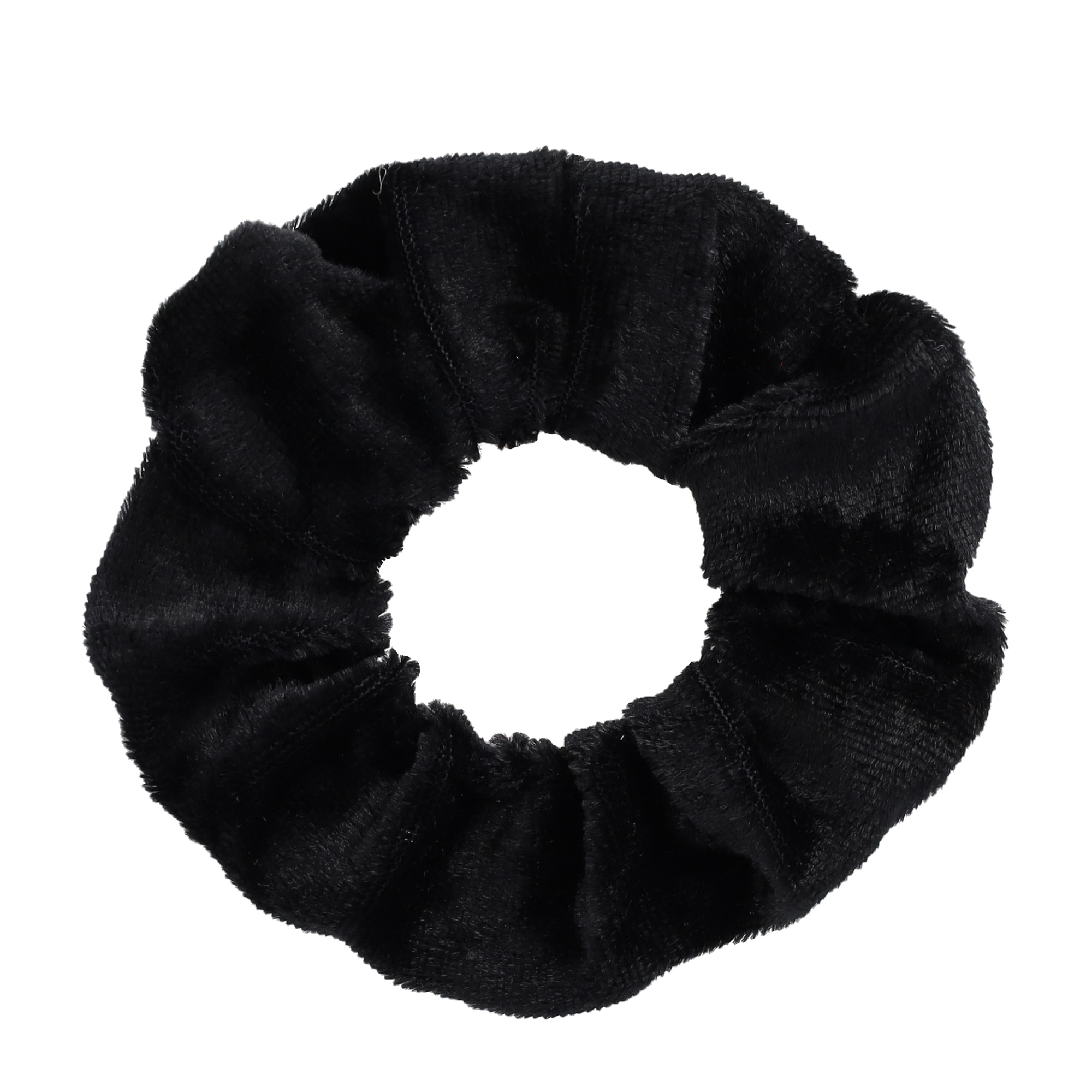 (5er Set) Scrunchies Elastisches Samt Haargummi Haarband - Schwarz