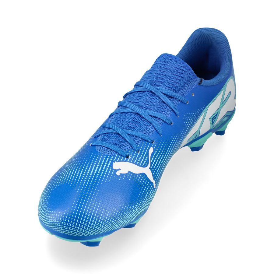 PUMA Future 7 Play FG/AG Formula - Bleu/Menthe/Blanc