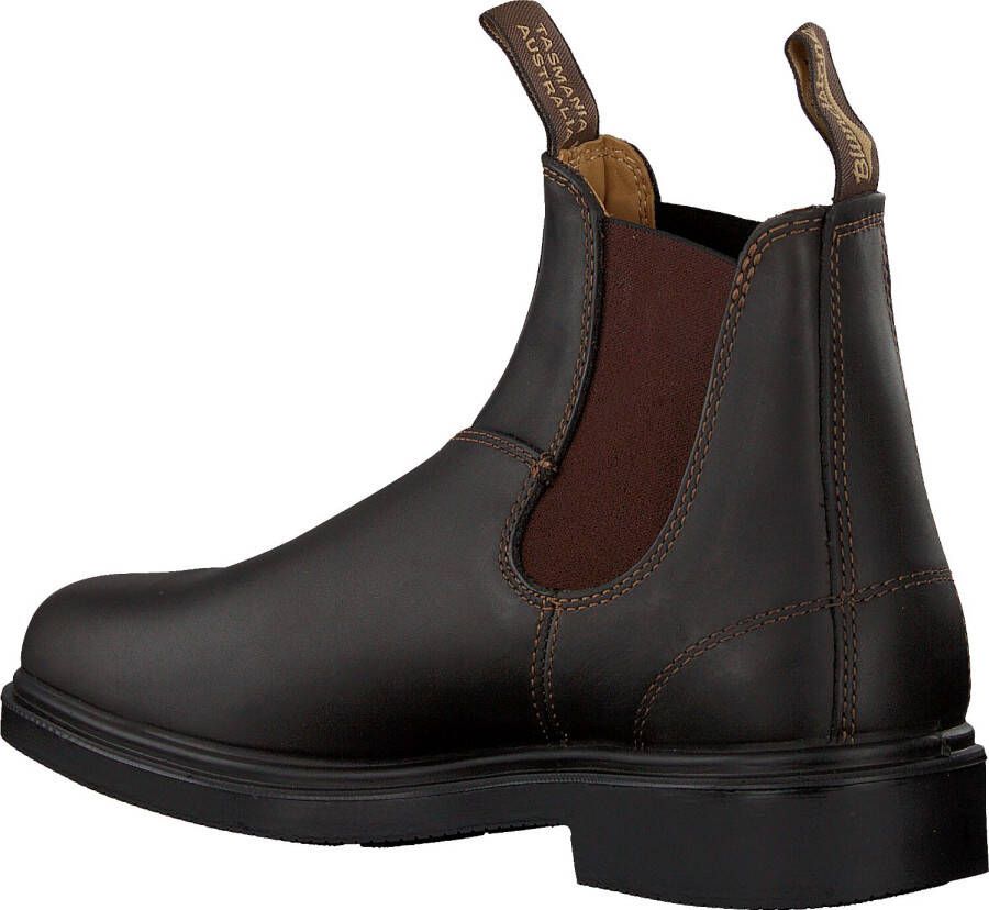 BLUNDSTONE Chelsea Boots Heren Dress Boot Heren Maat: 44 Materiaal: Leer Kleur: Bruin