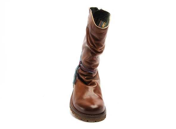 Felmini bottes plates femme d609 marron