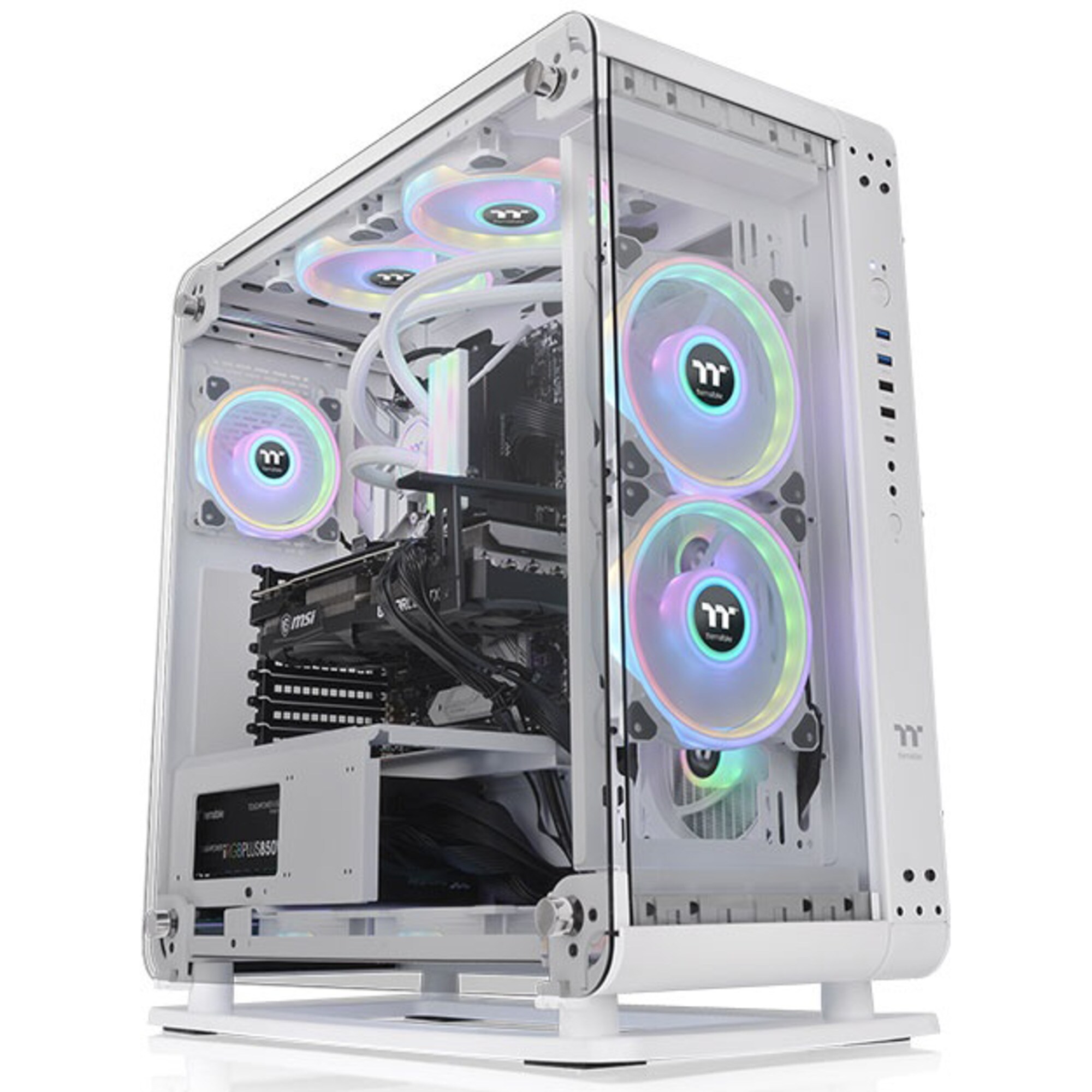 Thermaltake Bench/Show-Gehäuse Core P6 Tempered Glass Snow