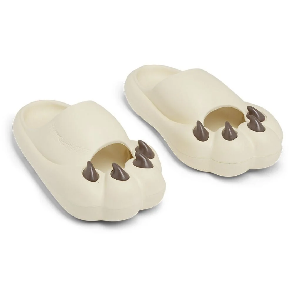 Chaussons griffe caoutchouc beige 40/41