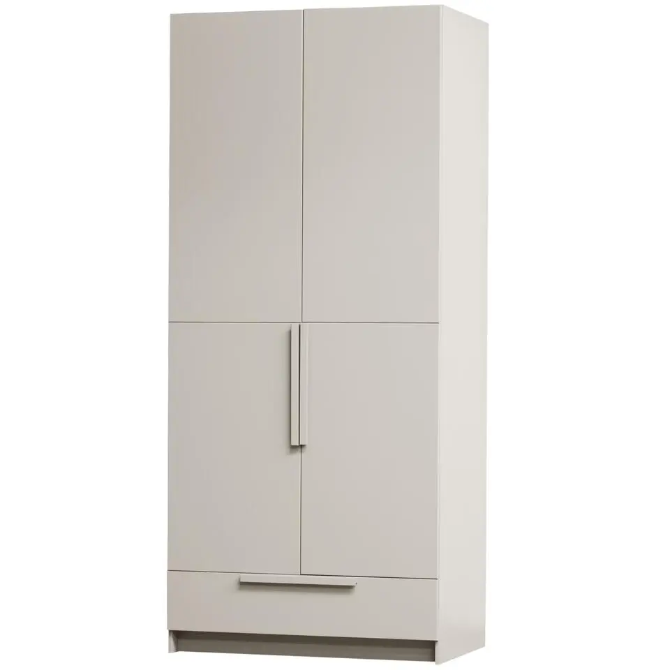 WOOOD Pure 2-deurs Hang/Legkast Splitdeur - Grenen - Dust - 215x95x60