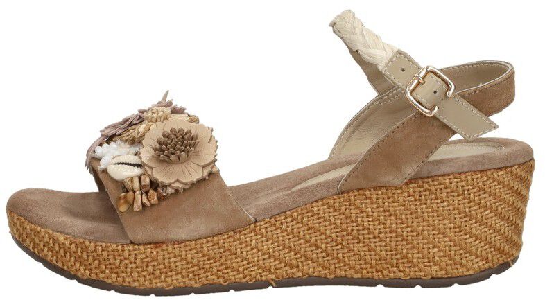 Lazamani Sandalen Plat beige
