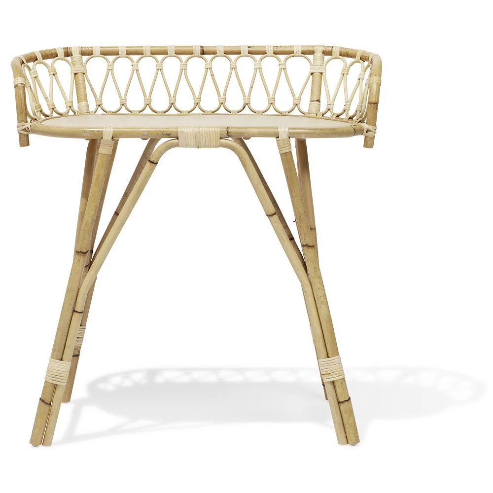 Coiffeuse Léonie rotin naturel - L85xP45xH85 cm