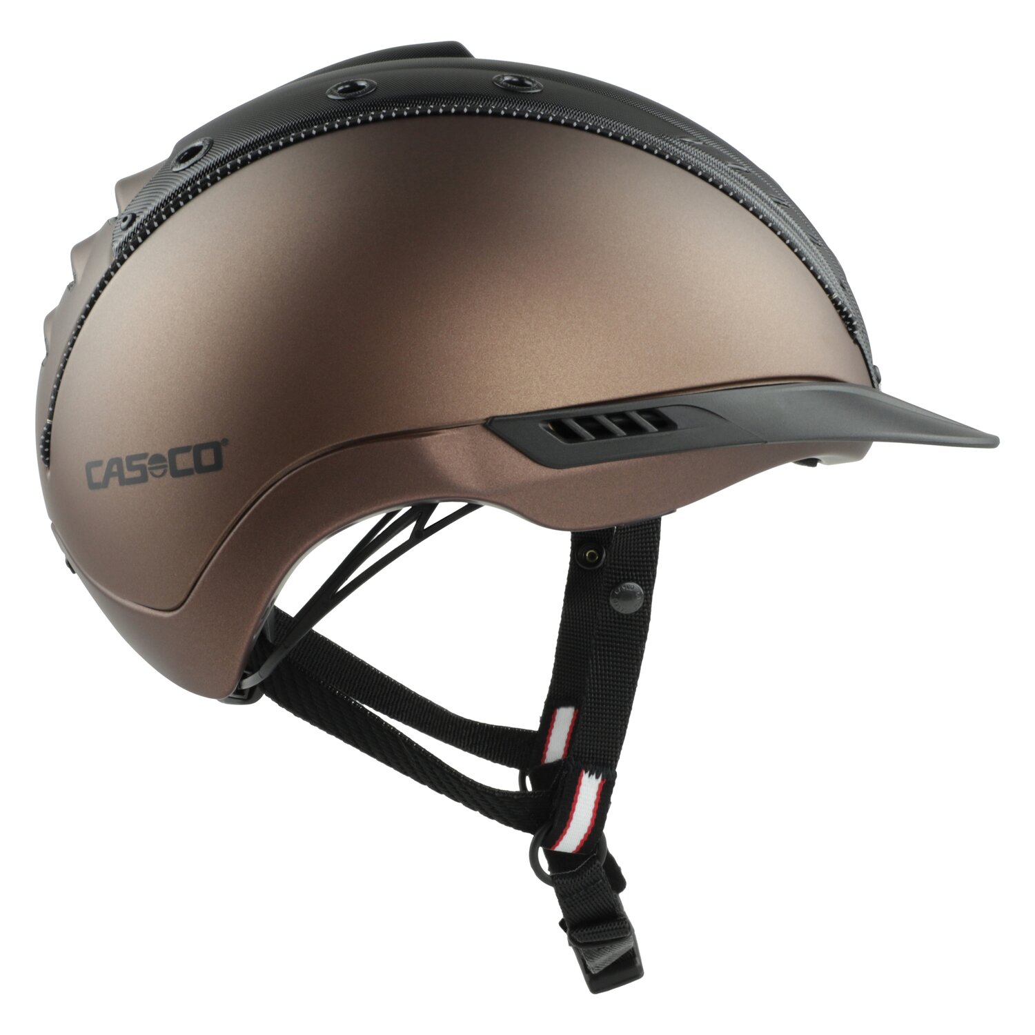 CASCO Reithelm Mistrall-2-Edition  - mocca/schwarz