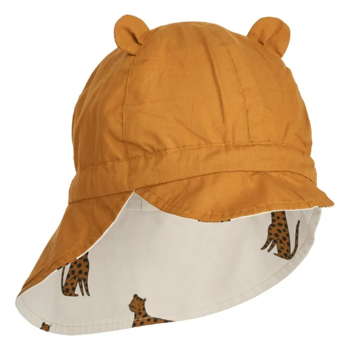 Liewood Chapeau Anti-UV Reversible Coton Bio Gorm | Ecru
