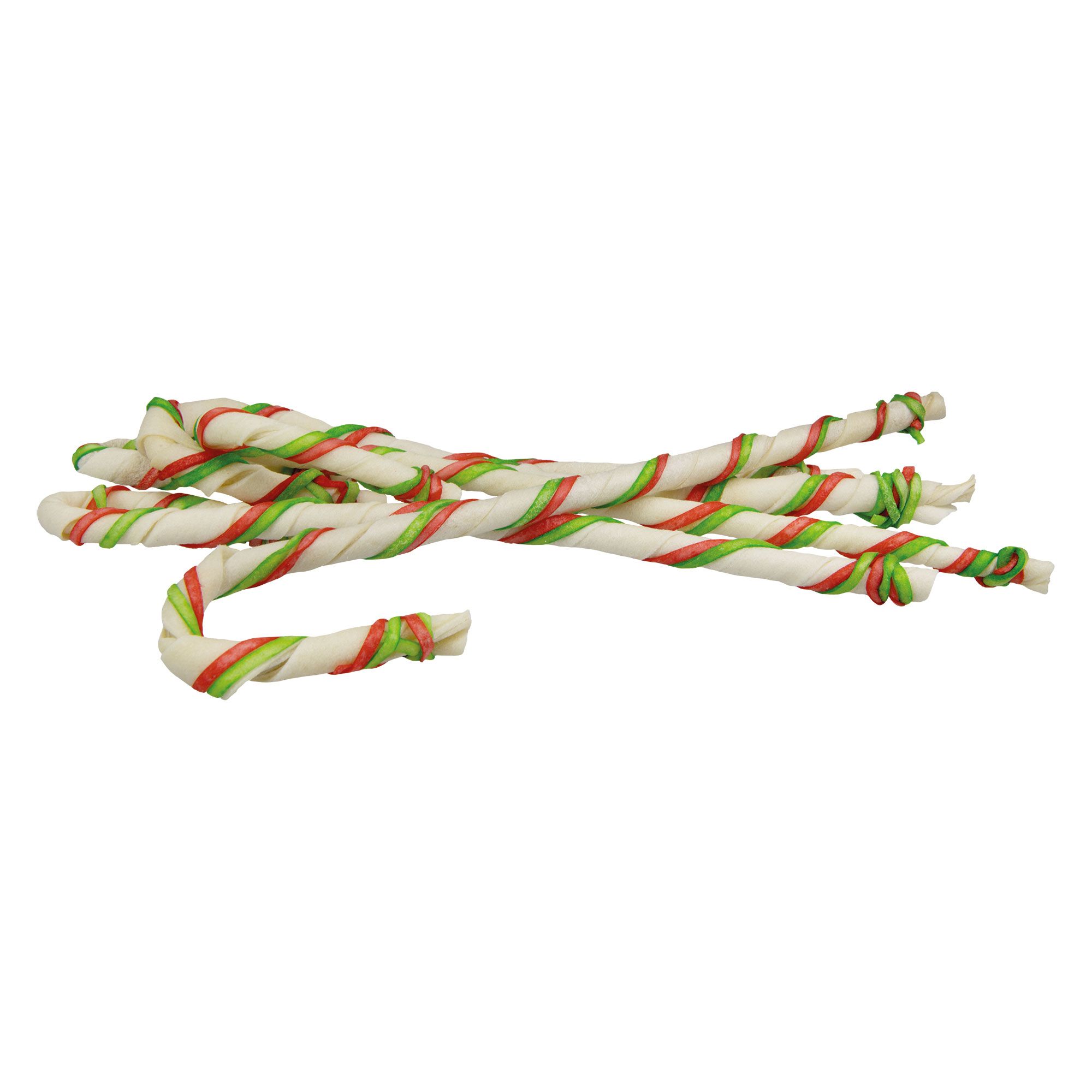 Schecker Kauanack - Rinderhaut Weihnachtsstangen